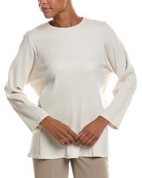 Eileen Fisher - Round Neck Top - Lyst