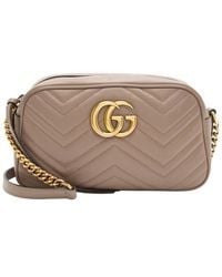 Gucci - Matelasse Leather Gg Marmont Small Camera Bag (Authentic Pre- Loved) - Lyst