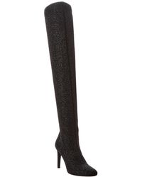 Giuseppe Zanotti Felicity Glitter Over-the-knee Boot - Black