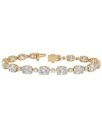 Lab Grown Diamonds - 14K 14.00 Ct. Tw. Lab-Grown Diamond Tennis Bracelet - Lyst