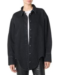 Hudson Jeans - Denim Shirt With Hem Detail - Lyst
