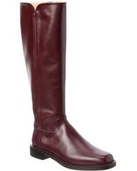 Stuart Weitzman - Leather Knee-High Riding Boot - Lyst