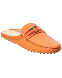Tod's - Gommini Sabot Leather Loafer - Lyst
