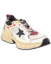 Golden Goose - Lightstar Leather & Mesh Sneaker - Lyst