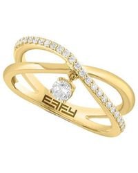 Effy Fine Jewelry - 14K 0.29 Ct. Tw. Lab-Grown Diamond Ring - Lyst
