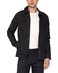 Ron Tomson - Snap Button Shirt Jacket - Lyst