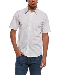 Theory - Irving Mini Geo Shirt - Lyst