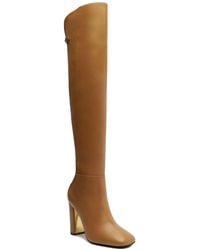 SCHUTZ SHOES - Austine Leather Over The Knee Boot - Lyst