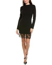 Ellen Tracy - Mix Media Lace Hem Dress - Lyst