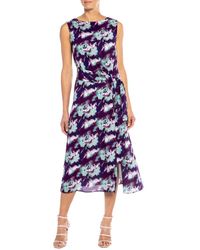 Santorelli - Dori Silk-Blend A-Line Dress - Lyst
