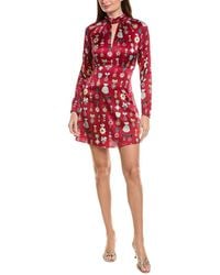 Temperley London - Gloriette Silk-blend Mini Dress - Lyst