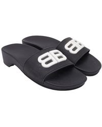 Balenciaga - Rubber Bb Pool Clog (Authentic Pre-Loved) - Lyst