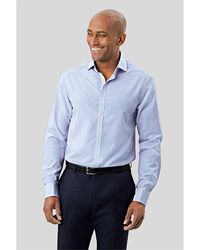 Charles Tyrwhitt - Non-iron Poplin Check Cutaway Extra Slim Fit Shirt - Lyst