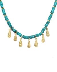 Rachel Reinhardt Jewelry - Layla Collection 24K Plated Heishi Filigree Necklace - Lyst