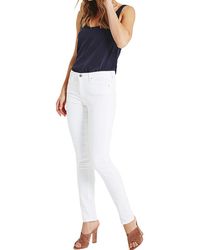 AG Jeans - Prima White Skinny Jean - Lyst