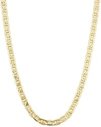 Italian Gold - 14k Mariner Chain Necklace - Lyst