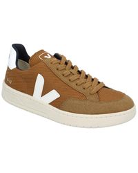 Veja - V-12 Leather & Suede Trim B-mesh Sneaker - Lyst