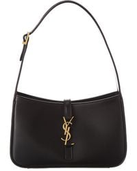 Saint Laurent - Le 5 A 7 Smooth Leather Hobo Bag - Lyst