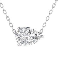 Lab Grown Diamonds - 14k 1.00 Ct. Tw. Lab Grown Diamond Necklace - Lyst