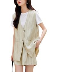 OUNIXUE - 2Pc Vest & Short Set - Lyst