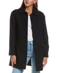 Theory - Wool & Cashmere-Blend Cape Coat - Lyst