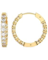 Lab Grown Diamonds - 14K 5.00 Ct. Tw. Lab-Grown Diamond Earrings - Lyst