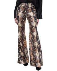 Alice + Olivia - Cristena Snake Mr. Flare Jean - Lyst