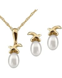 Splendid - 14K 4-4.5Mm Pearl Set - Lyst