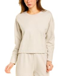 James Perse Relaxed Crop Pullover - Gray