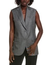 Officine Generale - Officine Generale Giovanni Wool Vest - Lyst