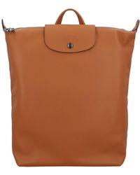 Longchamp - Le Pliage Xtra Medium Leather Backpack - Lyst