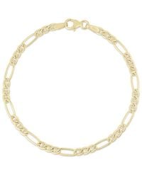 Ember Fine Jewelry - 14K Figaro Chain Bracelet - Lyst
