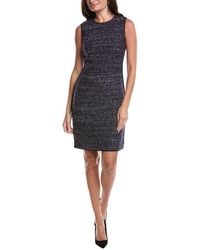 St. John - Tweed Mini Dress - Lyst