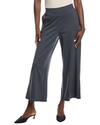 Eileen Fisher - Ponte Wide Leg Ankle Pant - Lyst