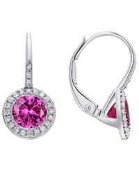 Diana M. Jewels - Fine Jewelry 14k 1.44 Ct. Tw. Diamond & Topaz Earrings - Lyst