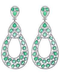 Diana M. Jewels - Fine Jewelry 18k 18.40 Ct. Tw. Diamond Earrings - Lyst