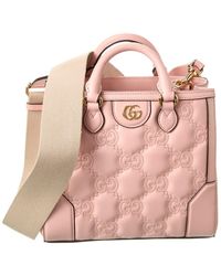 Gucci - GG Matelasse Mini Leather Shoulder Bag - Lyst