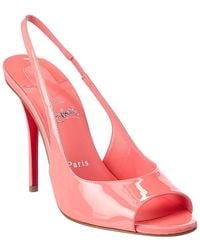 Christian Louboutin - Sofia Z 100 Patent Slingback Sandal - Lyst