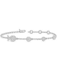Lab Grown Diamonds - 14K 0.72 Ct. Tw. Lab-Grown Diamond Tennis Bracelet - Lyst