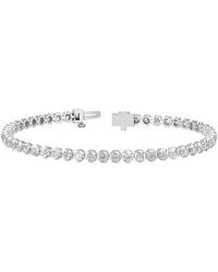 Lab Grown Diamonds - 14K 3.08 Ct. Tw. Lab-Grown Diamond Tennis Bracelet - Lyst