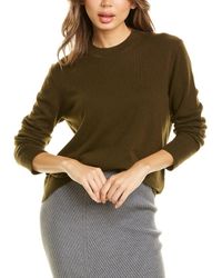 Theory Solid Cashmere Jumper - Green