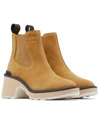 high heel sneaker boot