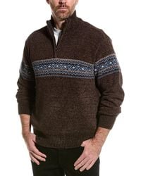 Point Zero - Chenille 1/4-Zip Mock Neck Sweater - Lyst