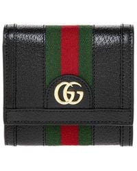 Gucci - Ophidia Leather French Wallet - Lyst