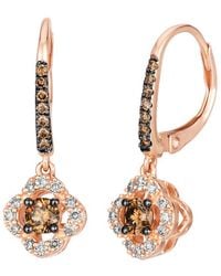 Le Vian - Le Vian Euphoria Chocolate 14K 0.02 Ct. Tw. Diamond Earrings - Lyst