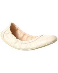 Tod's - Croc-Embossed Leather Flat - Lyst