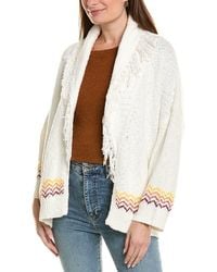 Autumn Cashmere - Cotton By Sunrise Fringed Shawl Collar Cardigan - Lyst