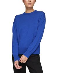Lafayette 148 New York - Crewneck Silk-Blend Sweater - Lyst