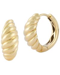 Ember Fine Jewelry - 14k Bold Crescent Huggie Earrings - Lyst