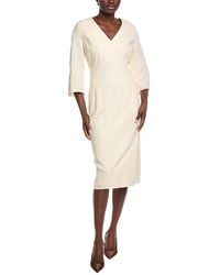 Akris - Wool Midi Dress - Lyst